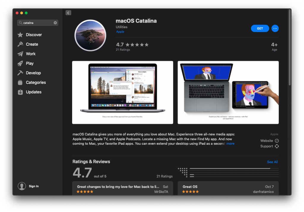 Macos catalina tv app download